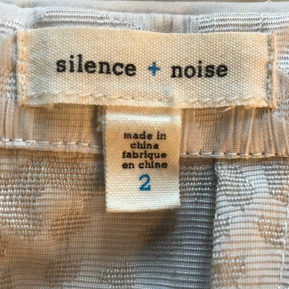 Silence + Noise Jacquard Peplum Pencil Dress - Picture 5 of 5